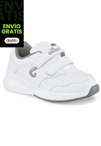 Zapatos Colegio Gomyschool V Blanco Para Niño Y Niña Los Gomosos Los Gomosos