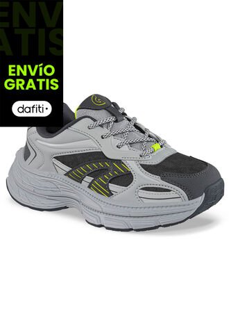 Tenis Urbanos Vamu Gris Los Gomosos Para Niño Los Gomosos