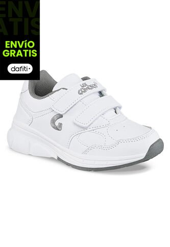 Tenis Escolares Gomyschool V New Blanco Para Niño Y Niña Los Gomosos Los Gomosos