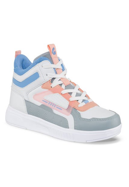 Botas Estom Blanco-Azul Para Niña Los Gomosos
