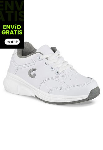 Tenis Escolares Gomyschool C New Blanco Para Niño Y Niña Los Gomosos Los Gomosos