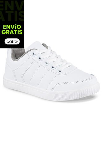 Tenis Escolares Skoly Cordon Blanco Para Niño Y Niña Los Gomosos Los Gomosos