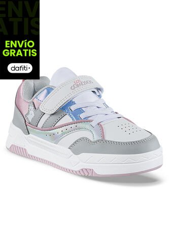 Tenis Casuales Okaran Gris Los Gomosos Para Niña Los Gomosos