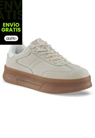 Tenis Casuales Merunit Beige Los Gomosos Para Niña Los Gomosos