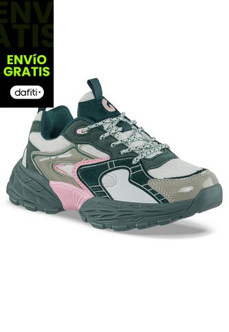 Tenis Urbanos Kewel Verde Osc Los Gomosos Para Niña Los Gomosos
