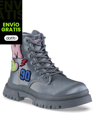 Botas Landery Gris Osc Los Gomosos Para Niña Los Gomosos