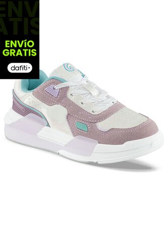 Tenis Urbanos Unical Beige-Mora Los Gomosos Para Niña Los Gomosos