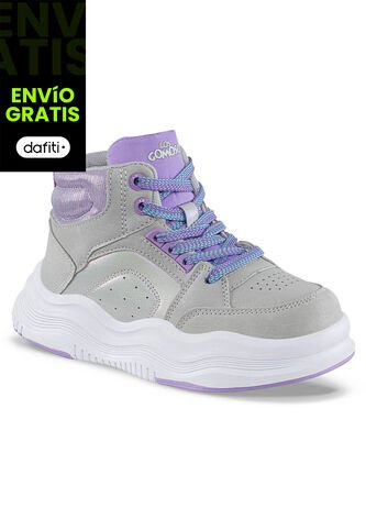 Tenis Urbanos Liedor Gris Los Gomosos Para Niña Los Gomosos