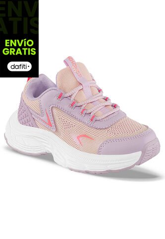 Tenis Urbanos Nekuro Beige-Rosa Los Gomosos Para Niña Los Gomosos