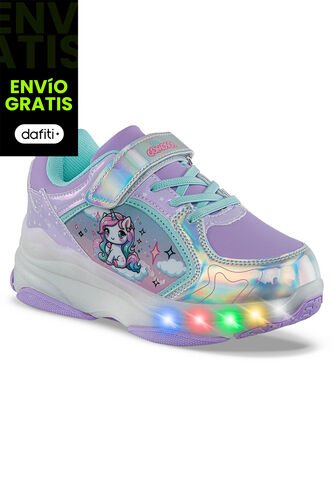 Tenis Patines Luces Relaxi Mora Los Gomosos Para Niña Los Gomosos