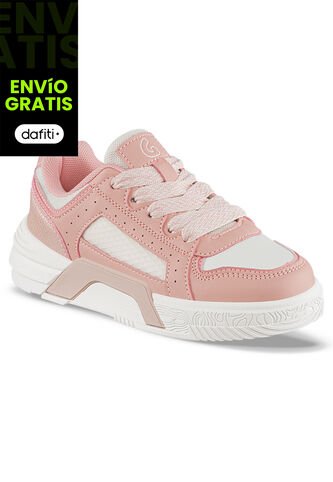 Tenis Casuales Tazimo Beige-Coral Los Gomosos Para Niña Los Gomosos