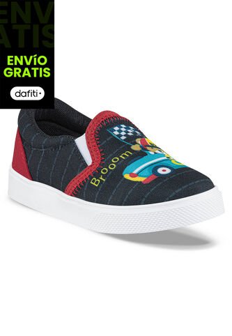 Tenis Casuales Truffles Negro Los Gomosos Para Niño Los Gomosos