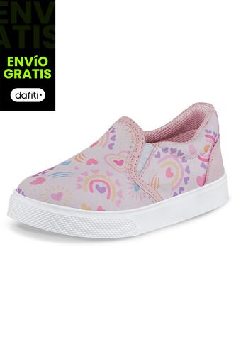 Tenis Casuales Kranis Rosa Los Gomosos Para Niña Los Gomosos