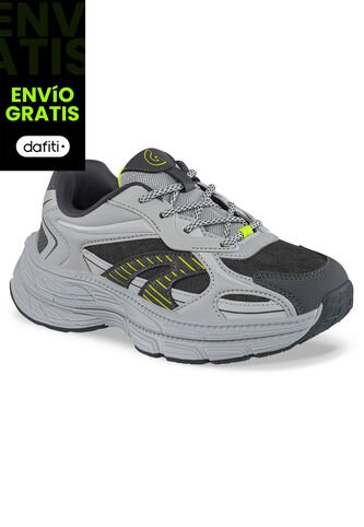Tenis Urbanos Vamu Gris Los Gomosos Para Niño Los Gomosos