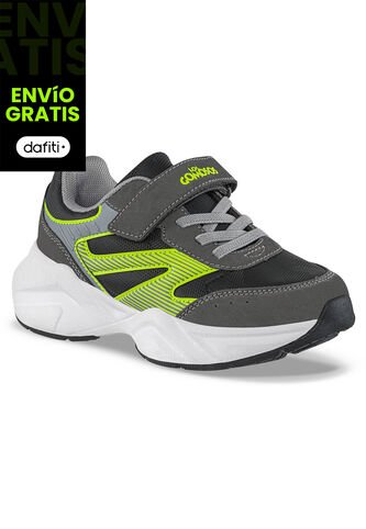 Tenis Urbanos Pacero Negro-Verde Los Gomosos Para Niño Los Gomosos