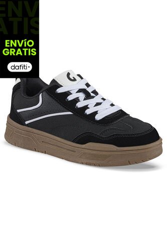 Tenis Casuales Oroz Negro Los Gomosos Para Niño Los Gomosos