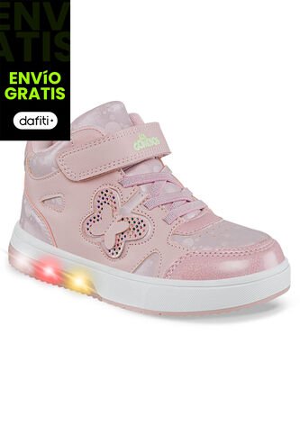 Tenis Luces Nubi Rosa Los Gomosos Para Niña Los Gomosos