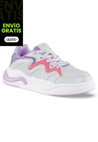 Tenis Casuales Nadopi Blanco-Mora Los Gomosos Para Niña Los Gomosos