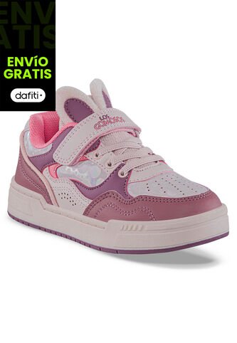 Tenis Casuales Mirez Rosa Los Gomosos Para Niña Los Gomosos