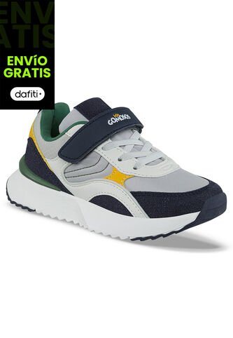 Tenis Urbanos Belax Gris Los Gomosos Para Niño Los Gomosos