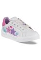 Tenis Casuales Haggis Blanco-Fucsia Los Gomosos Para Niña de Los Gomosos