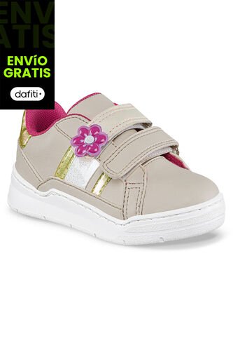 Tenis Casuales Zowie Beige Los Gomosos Para Niña Los Gomosos