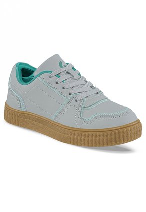 Tenis Urbanos Zynora Gris Para Niña Los Gomosos