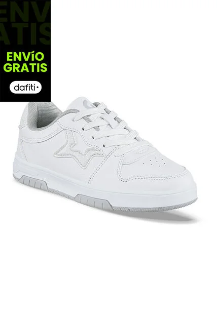 Tenis Colegio Dalire C Blanco Los Gomosos Para Niña