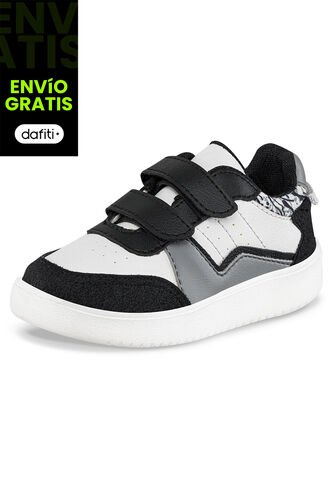 Tenis Casuales Mostac Bajo Inf Negro Los Gomosos Para Niño Los Gomosos