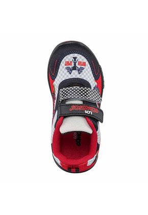 Tenis Con Luces Carriw Negro Para Niño Los Gomosos