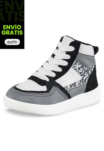 Botas Mostac Alto Inf Negro Los Gomosos Para Niño Los Gomosos