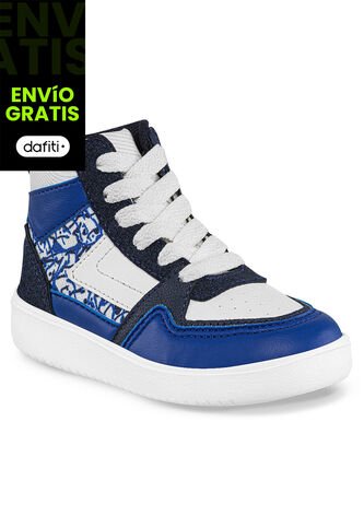 Botas Mostac Alto Inf Azul Los Gomosos Para Niño Los Gomosos