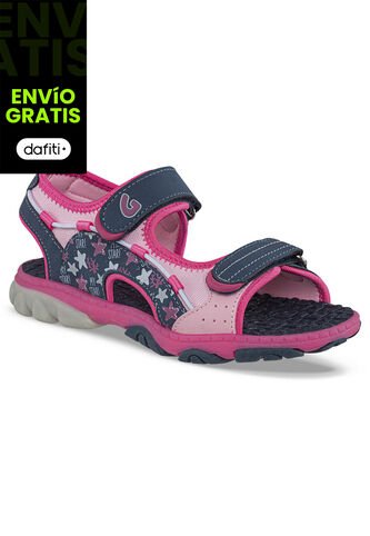 Sandalias Volir Azul Osc Para Niña Los Gomosos Los Gomosos