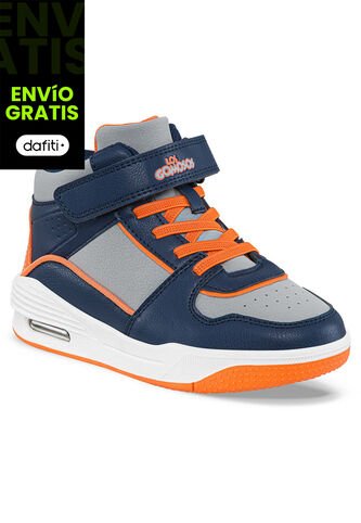 Tenis Urbanos Moger Azul Osc Para Niño Los Gomosos Los Gomosos