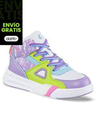 Tenis Urbanos Fenir Blanco-Mora Para Niña Los Gomosos Los Gomosos