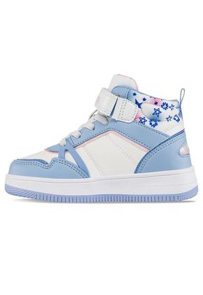 Tenis Reffor Blanco-Azul Para Niña Los Gomosos