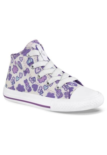 Tenis Takada Alto Lila Para Niña Los Gomosos