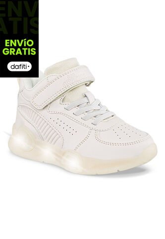 Tenis Luces Sorel Beige Para Niña Los Gomosos Los Gomosos