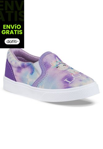 Tenis Casuales Fritz Lila Para Niña Los Gomosos Los Gomosos