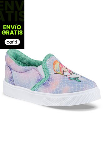 Tenis Casuales Chata M.Color Para Niña Los Gomosos Los Gomosos