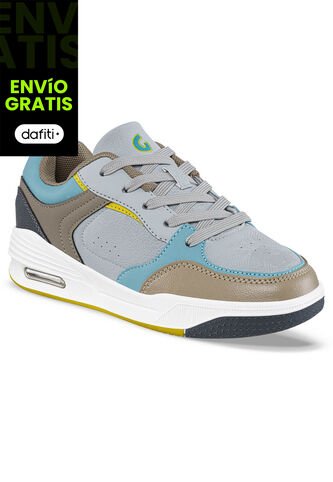 Tenis Urbanos Semor Gris Para Niño Los Gomosos Los Gomosos