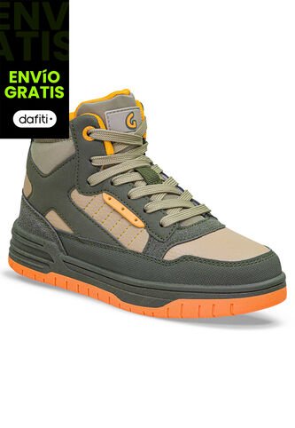 Tenis Urbanos Lizer Verde Osc Para Niño Los Gomosos Los Gomosos