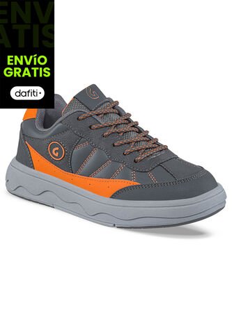 Tenis Urbanos Fofir Gris Osc Para Niño Los Gomosos Los Gomosos
