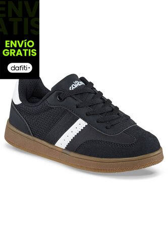 Tenis Urbanos Zibber Negro Para Niño Los Gomosos Los Gomosos