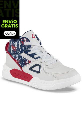 Tenis Urbanos Virwo Blanco-Azul O Para Niño Los Gomosos Los Gomosos