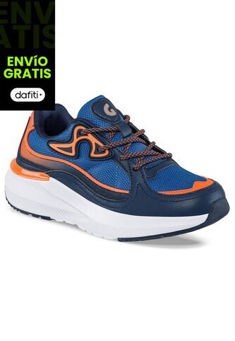 Tenis Urbanos Giler Azul Osc Para Niño Los Gomosos Los Gomosos