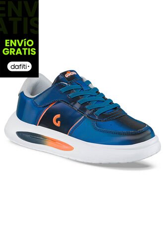 Tenis Urbanos Saxio Azul Para Niño Los Gomosos Los Gomosos