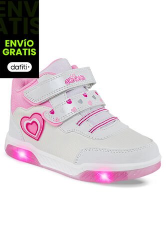 Tenis Luces Dencel Blanco Para Niña Los Gomosos Los Gomosos