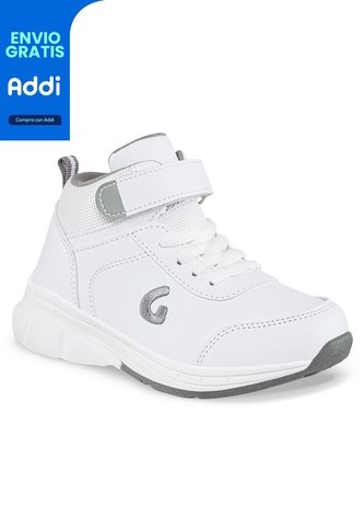 Tenis Escolares Colegby Blanco Para Niño Y Niña Los Gomosos Los Gomosos