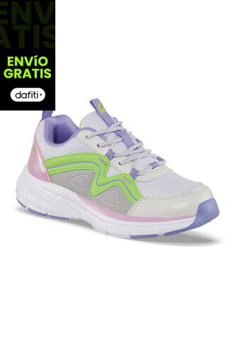 Tenis Urbanos Ajedur Blanco-Mora Para Niña Los Gomosos Los Gomosos